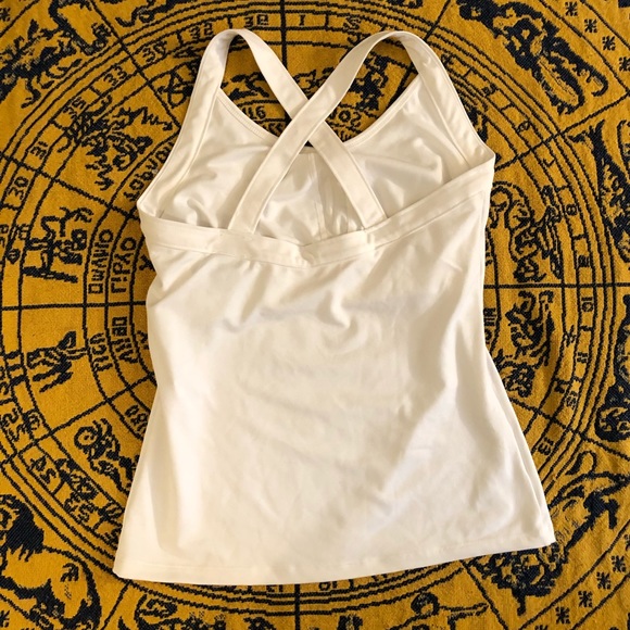 FILA White Crossback Tank - Picture 2 of 2